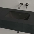 Villeroy&Boch Loop & Friends Umywalka podblatowa 45cm, powłoka CeramicPlus kolor czarny mat (Pure Black) 4A5600R7