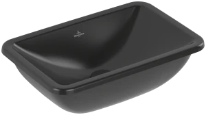 Villeroy&Boch Loop & Friends Umywalka podblatowa 45cm, powłoka CeramicPlus kolor czarny mat (Pure Black) 4A5600R7