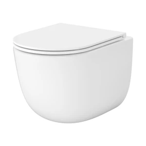 Cersanit Remo Pro Oval Tornado miska WC 51cm z deską sedesową Slim, spłukiwanie wirowe S4035-001