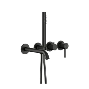 Kfa Moza Black bateria wannowa podtynkowa kolor czarny mat 5039-411-81