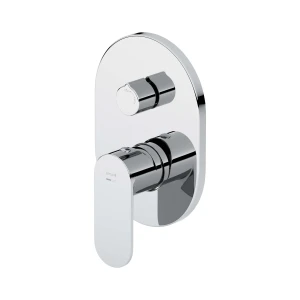 Cersanit Luna bateria wannowo-natryskowa podtynkowa kolor chrom z boksem S1057-019