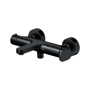 Cersanit Luna bateria wannowo-natryskowa ścienna kolor czarny S1057-014