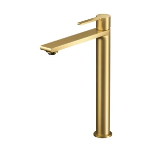 Cersanit Virgo bateria umywalkowa wysoka kolor złoty szczotkowany S951-866