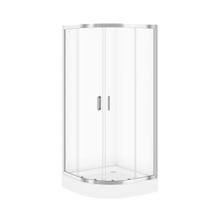 Cersanit Arteco kabina prysznicowa półokrągła 90x90x190cm kolor chrom S157-002