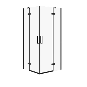 Cersanit City. City Kabiny kabina prysznicowa kwadratowa 90x90x195cm kolor czarny S584-127