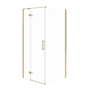 Cersanit City kabina prysznicowa kwadratowa 90x90x195cm kolor złoty lewa S584-108