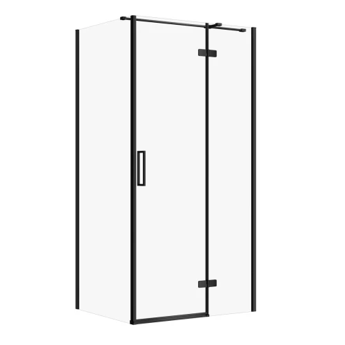 Cersanit City kabina prysznicowa prostokątna 100x80x195cm kolor czarny prawa S584-096