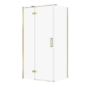 Cersanit City kabina prysznicowa prostokątna 100x80x195cm kolor złoty lewa S584-099
