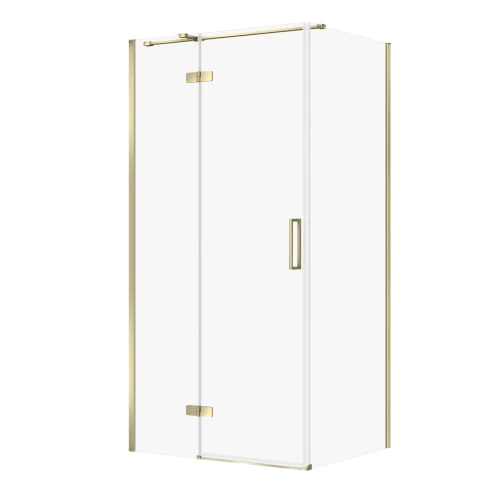 Cersanit City kabina prysznicowa prostokątna 100x80x195cm kolor złoty lewa S584-099