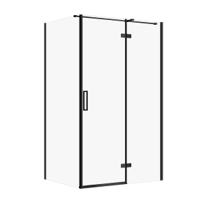 Cersanit City kabina prysznicowa prostokątna 120x90x195cm kolor czarny prawa S584-090