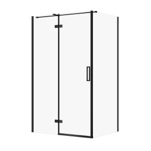 Cersanit City kabina prysznicowa prostokątna 120x90x195cm kolor czarny lewa S584-091