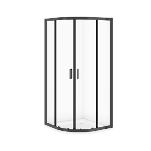 Cersanit Arteco Kabiny kabina prysznicowa z brodzikiem 80x80x190cm kolor czarny S913-024