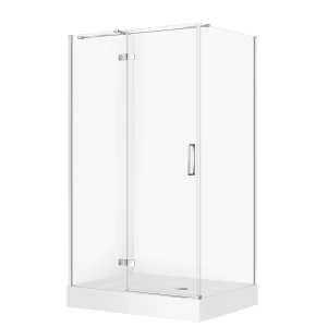 Cersanit City Kabiny kabina prysznicowa z brodzikiem 120x90x195cm kolor chrom lewa S4004-169