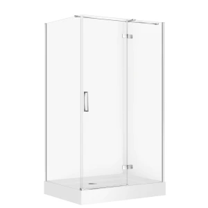 Cersanit City Kabiny kabina prysznicowa z brodzikiem 120x90x195cm kolor chrom prawa S4004-168