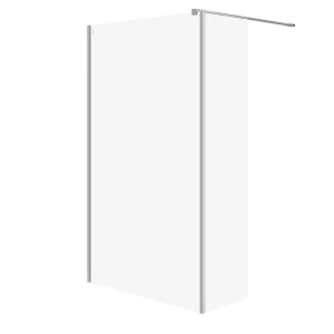 Cersanit Mille kabina walk-in 123x50x200cm kolor chrom S601-177