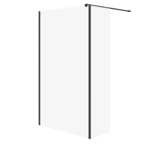 Cersanit Mille kabina walk-in 123x50x200cm kolor czarny S601-178