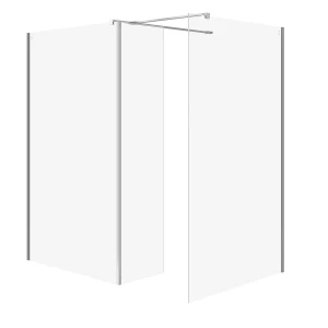 Cersanit Mille kabina walk-in 100x90x30cm kolor chrom S601-191