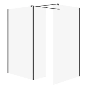 Cersanit Mille kabina walk-in 100x90x30cm kolor czarny S601-190