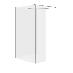 Cersanit Mille kabina walk-in 90x100x30cm kolor chrom S601-187