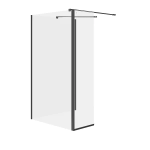 Cersanit Mille kabina walk-in 90x100x30cm kolor czarny S601-188