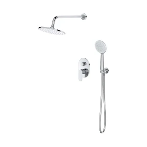 Cersanit Luna zestaw wannowo-natryskowy podtynkowy kolor chrom S1057-016