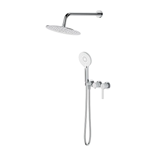 Cersanit Virgo zestaw wannowo-natryskowy podtynkowy kolor chrom S952-047