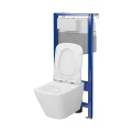 Cersanit Aqua zestaw podtynkowy WC ze stelażem z miską City Square S701-796