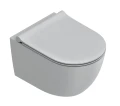Catalano Sfera Silentech miska WC spłukiwanie wirowe z deską wolnoopadającą 50x35 cm, kolor Satin Tortora 0511700032+0551250032+9056160000