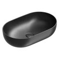 Catalano Sfera umywalka nablatowa 60 x 37 cm, czarny mat 0522610022