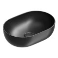 Catalano Sfera umywalka owalna nablatowa 50x35 kolor czarny mat  0522500022