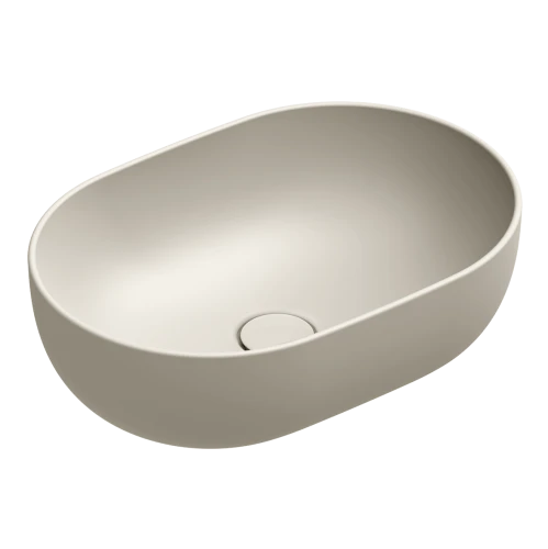 Catalano Sfera umywalka owalna nablatowa 50x35 kolor Sabbia satin 0522500029