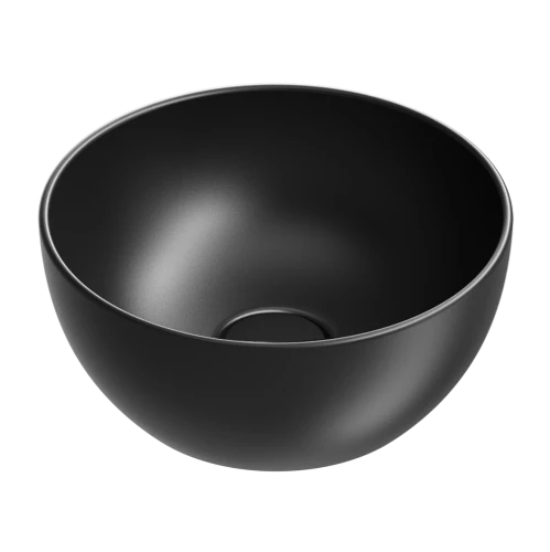 Catalano Sfera umywalka nablatowa ø32 cm h14, kolor czarny mat 0523320022