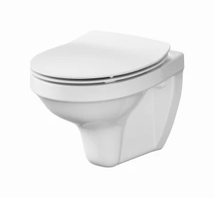 Cersanit DELFI Miska wisząca 52cm z deską wolnoopadającą, kolor biały K97-195