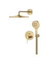 Grohe Essence zestaw prysznicowy podtynkowy z deszczownicą 310mm, kolor złoty (cool sunrise) 25287GL0