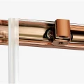 New Trendy Prime kabina prostokątna 100x80x200 drzwi przesuwne, profil miedź szczotkowana (Copper Brushed) D-0812A/D-0809A