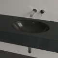 Villeroy&Boch Loop & Friends Umywalka podblatowa 56cm, powłoka CeramicPlus kolor czarny mat (Pure Black) 4A5500R7