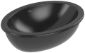 Villeroy&Boch Loop & Friends Umywalka podblatowa 56cm, powłoka CeramicPlus kolor czarny mat (Pure Black) 4A5500R7