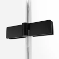New Trendy Kalibra drzwi wnękowe, 6mm, lewe profil czarny mat