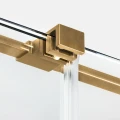 New Trendy Smart Gold Brushed drzwi wnękowe, przesuwne 150 cm, profil złoty szczotkowany, 8 mm, powłoka Active Shield EXK-7506