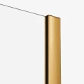 New Trendy Smart Gold Brushed drzwi wnękowe, przesuwne 150 cm, profil złoty szczotkowany, 8 mm, powłoka Active Shield EXK-7506