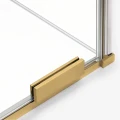 New Trendy Smart Gold Brushed drzwi wnękowe, przesuwne 150 cm, profil złoty szczotkowany, 8 mm, powłoka Active Shield EXK-7506