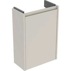 Geberit Selnova Compact szafka podumywalkowa 41,2x60,5x20,1cm, z jednymi drzwiami, kolor piaskowoszary, lakierowany jedwabny mat 504.071.DB.1