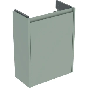 Geberit Selnova Compact szafka podumywalkowa 45,7x60,5x22,7cm, z jednymi drzwiami, kolor szałwiowozielony, lakierowany jedwabny mat 504.072.IK.1