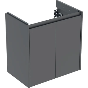 Geberit Selnova Compact szafka podumywalkowa 59,1x60,6x36,4cm, z dwojgiem drzwi, kolor lava, lakierowany jedwabny mat 504.075.JK.1