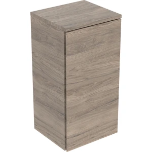 Geberit Selnova Square szafka boczna 33x65x29,7cm, z jednymi drzwiami, kolor orzech hickory, melaminowa struktura drewna 504.142.JR.1