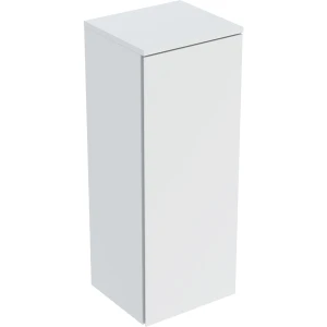 Geberit Selnova Square szafka średnia 33x85x29,7cm, z jednymi drzwiami, kolor biały, lakierowany jedwabny mat 504.143.00.1