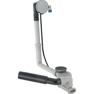 Geberit Zestaw odpływowo-przelewowy do wanny z baterią podtynkową długość 26cm, wykończenie chrom błyszczący 150.710.21.6