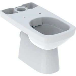 Geberit Selnova Square Miska WC stojąca Rimfree do spłuczki nasadzanej, odpływ poziomy, kolor biały 501.563.01.7