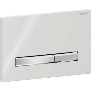Geberit Sigma50 Przycisk spłukujący dwudzielny, chrom błyszczący i szczotkowany 115.788.21.2