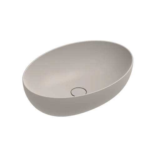 Catalano Sfera umywalka nablatowa owalna 60x42 cm, kolor beżowy mat (seta satinato) 0522600031